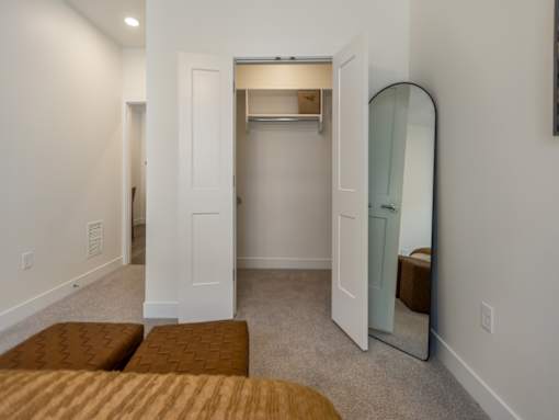 Large Closet at The Arza Apartments