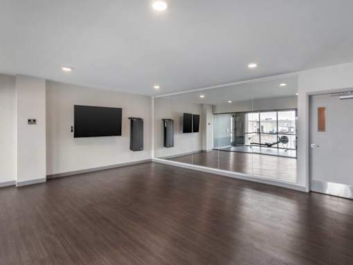 Large Open Fitness Area at City Lofts Apartments