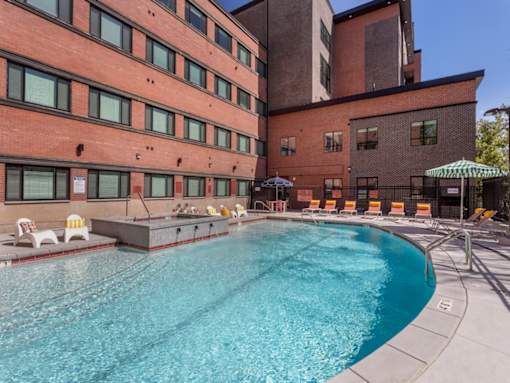 Large Swimming Pool at Maye House Apartments