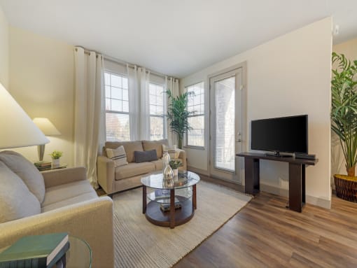 Living Room at Avena Apartments, CO