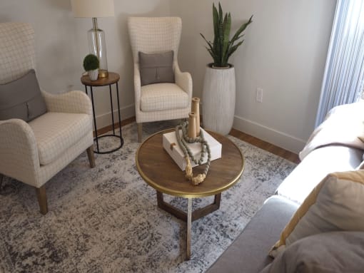 Living Room Decorations at Desert Sage Townhomes