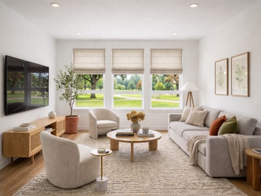 Spacious Living Room  at Aurora Apartments, Billings, 59102