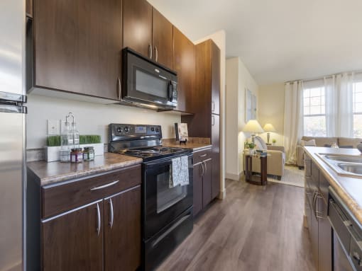 Modern Appliances in Kitchen at Avena Apartments, CO