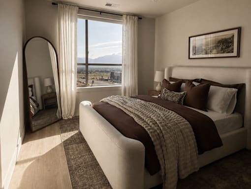 The Terrace at Academy Village Bright Bedroom