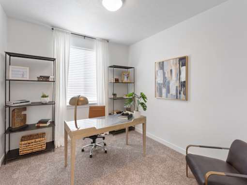 Office in Secondary Bedroom at The Veridian