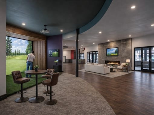 Orchard Park Apartments Golf Simulator