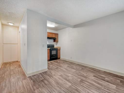 Open Concept View of Kitchen at Peppertree