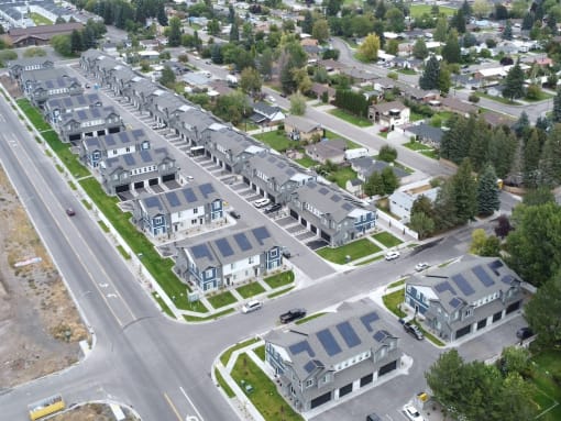 Orchard Park Townhomes Aerial Footage