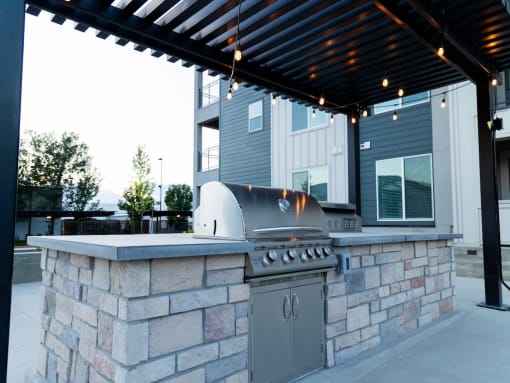 BBQ Grills at Parc on 5th II American Fork, UT