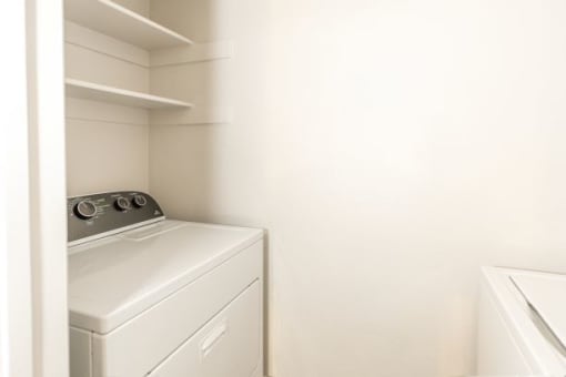 Full Size Washer And Dryer In Unit at Remington Apartments, Midvale, Utah