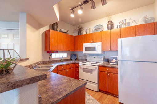 Fully Equipped Kitchen at Canyon Ridge Apartments, Surprise, AZ