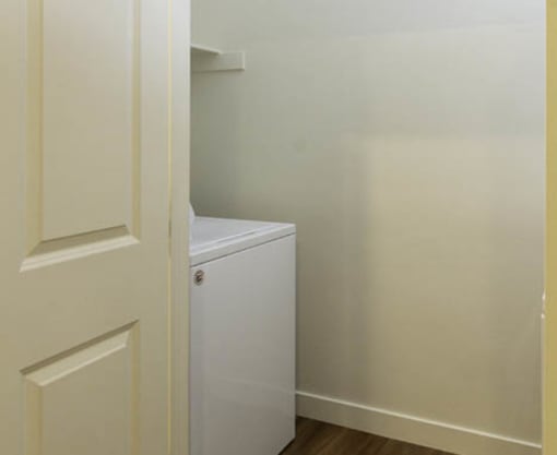 Full-size Washer And Dryer In Unit at Four Seasons Apartments & Townhomes, North Logan, 84341