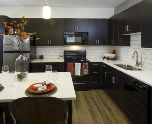 Kitchen With Ample Storage at Lofts at 7800 Apartments, Utah, 84047