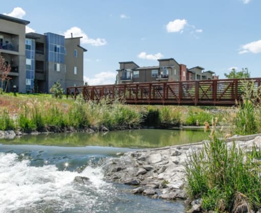 Jordan River Walking Trail at Lofts at 7800 Apartments, Midvale