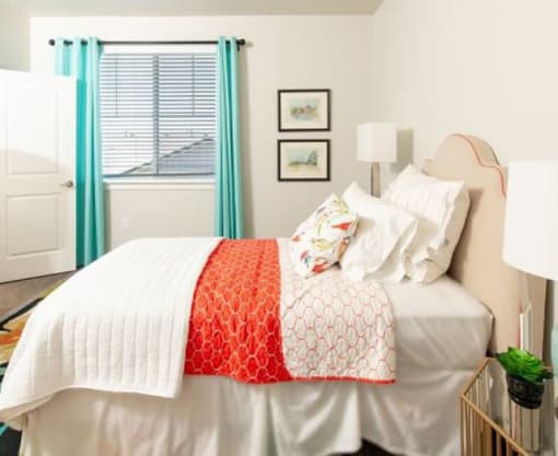 Beautiful Bright Bedroom With Wide Windows at Parc on Center Apartments & Townhomes, Utah, 84057