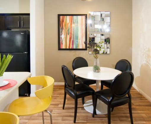 Dining Room and Kitchen View at Talavera at the Junction Apartments & Townhomes, Midvale, UT