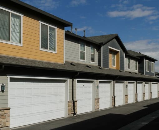 Attached And Detached Garages at Talavera at the Junction Apartments & Townhomes, Midvale, Utah