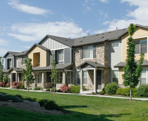 Lush Green Outdoor Spaces at Talavera at the Junction Apartments & Townhomes, Midvale, UT, 84047