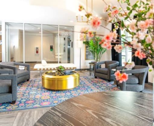 Lobby Lounge at 600 Lofts Apartments, Salt Lake City