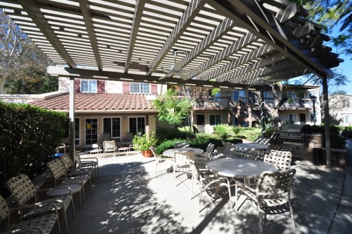 Heritage Park Senior Apartments Patio- Norco CA