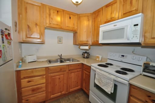 Modern Kitchen at Heritage Park Senior Apartments - Norco CA
