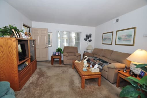 Open Living Area at Heritage Park Senior Apartments - Norco CA