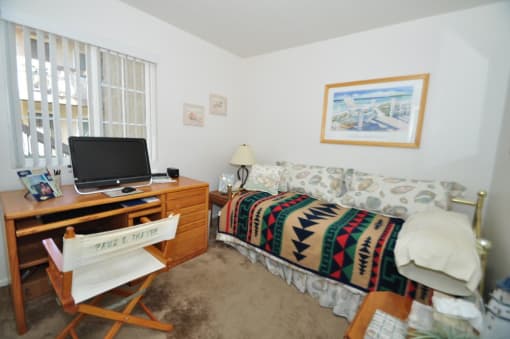 Heritage Park Senior Apartments Guest Bedroom- Norco CA