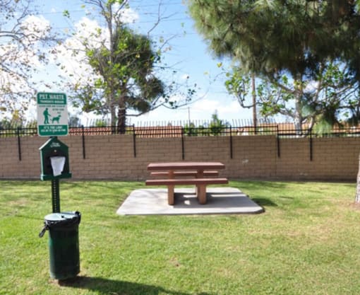 Community Pet Walk  Area at  Shadow Way Affordable Apartments - Oceanside CA 92057