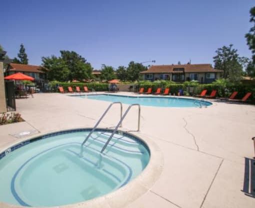 Relaxing Hot Spa at Shadow Way Affordable Apartments - Oceanside CA 92057