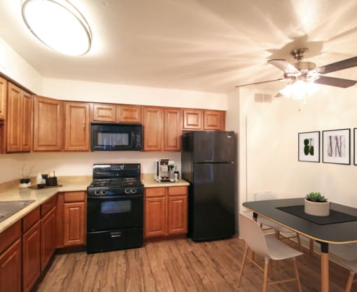 Modern Kitchen at  Shadow Way Affordable Apartments - Oceanside CA 92057