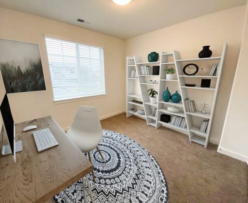 Large Guest Bedroom or Home Office at Parc on 5th in American Fork UT