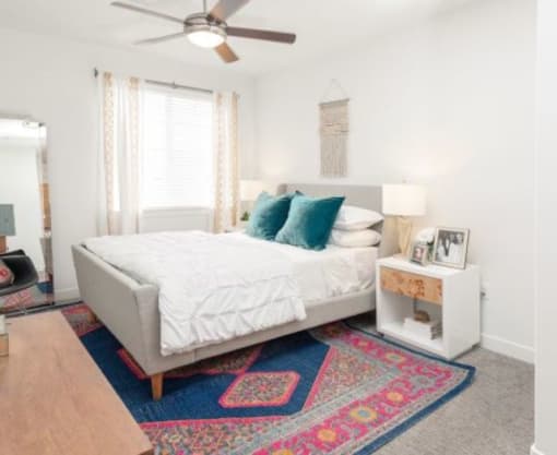 Large Bedroom with Ceiling Fan at Parc on 5th in American Fork UT