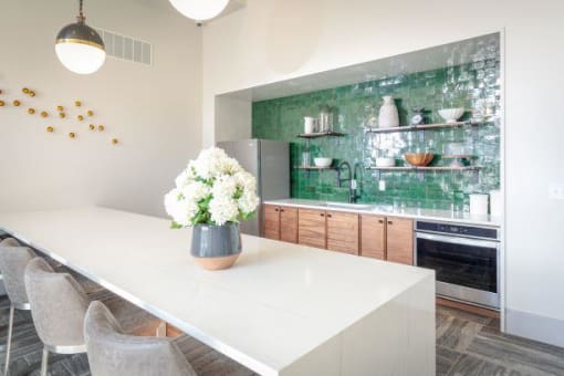 Community Clubhouse with Kitchen & Dining Area
