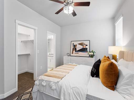 Master Bedroom in Phase I TH at Parc at Day Dairy