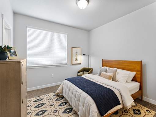 Comfy Bedroom with Natural Lighting in Phase I TH at Parc at Day Dairy