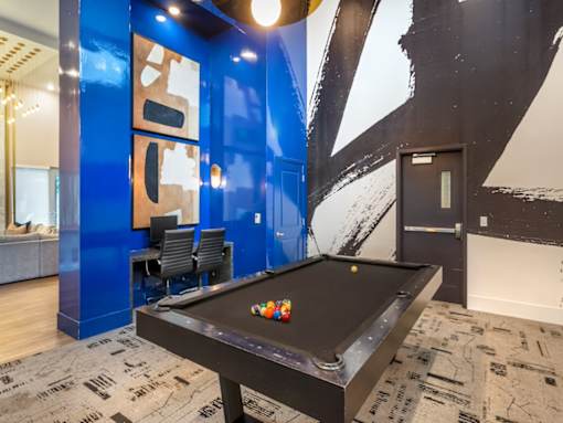 Pool in Clubhouse at Arcadia Apartments
