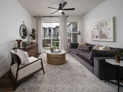 Spacious Living Room at Amara Apartments,Midvale,UT