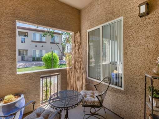 Private Patio at Canyon Ridge