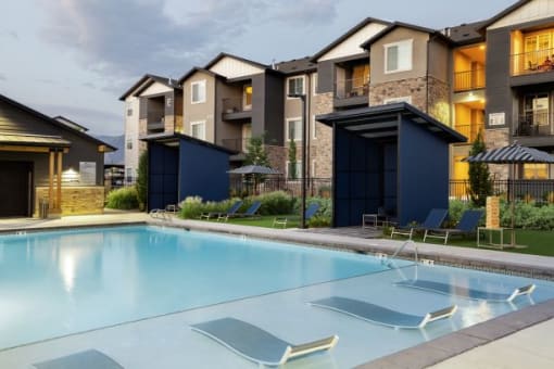 Parc on 5th Apartments & Townhomes in American Fork Utah  Swimming Pool
