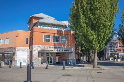 Property Entrance at Revo 225 Apartments, Renton, WA