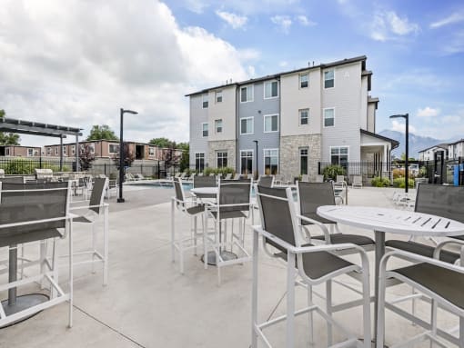 Seating Area Around Pool at The Reserve at View 78