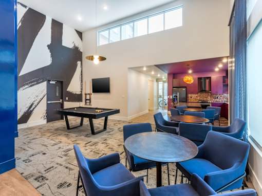 Seating Area in Clubhouse at Arcadia Apartments