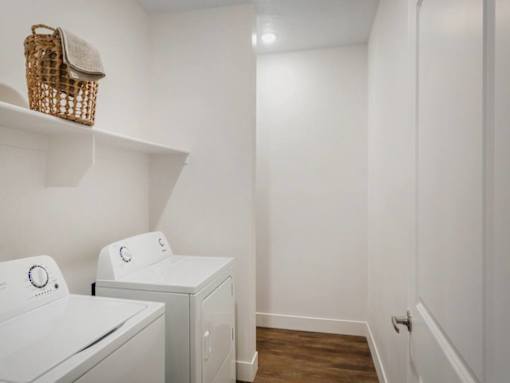 Side by Side Washer and Dryer at Magnolia at Homestead