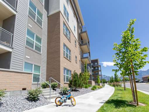 Sidewalk at Arcadia Apartments