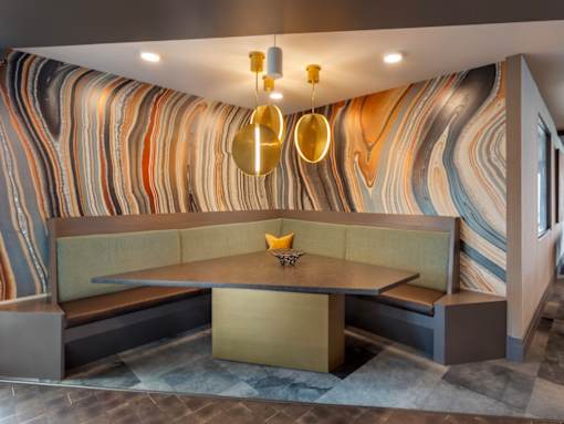 Sitting Area in Clubhouse at City Lofts Apartments