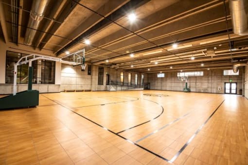 Indoor Basketball Court at Soleil Lofts Apartments, Herriman, Utah