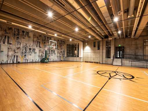 In-Door basketball court at Soleil Lofts
