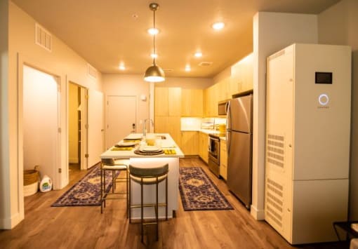 Kitchen Appliances at Soleil Lofts Apartments, Utah, 84096