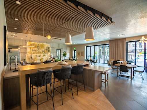 The Pool Clubhouse at Soleil Lofts