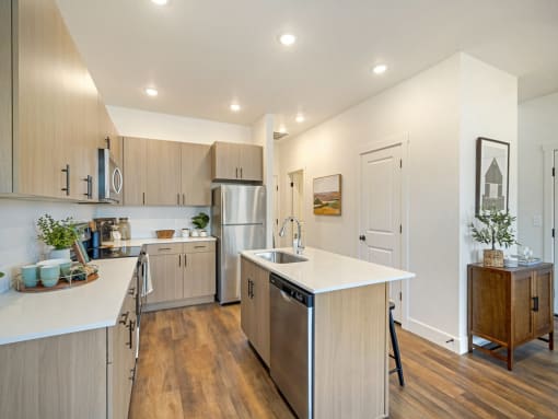 Spacious Kitchen at Orchard Park Townhomes